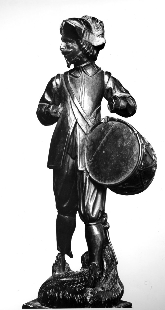 Bubeník, 1638 (vyřezávané dřevo) od English School