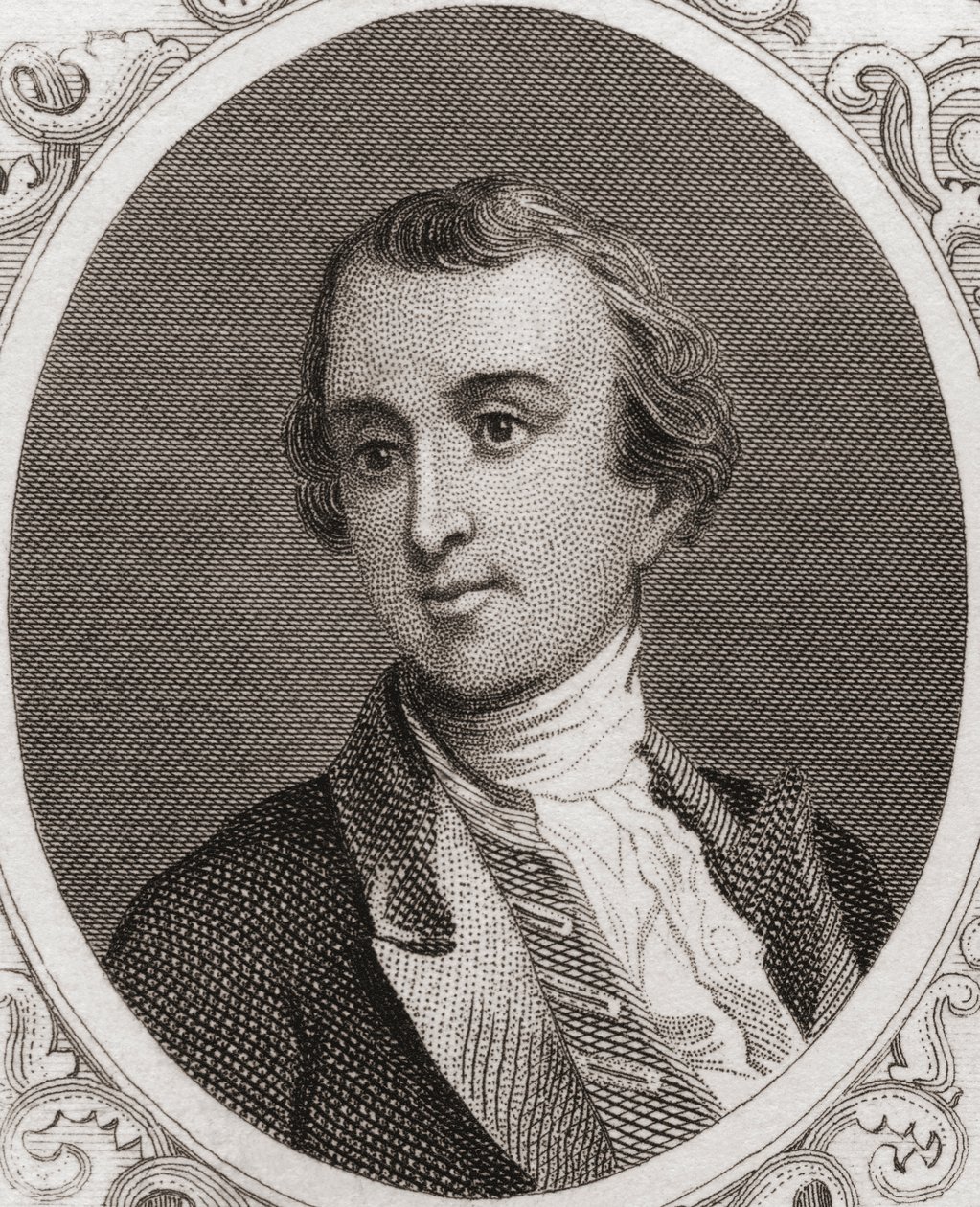 Generál Joseph Reed (rytina) od English School