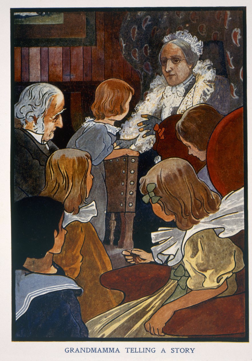 Babička vypráví příběh (barevné lito) od English School