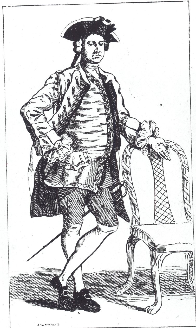 Highwayman William Parsons (rytina) od English School