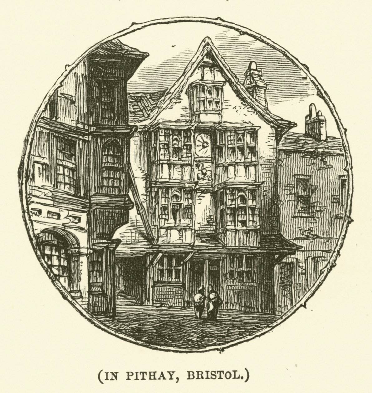 V Pithay, Bristol (rytina) od English School