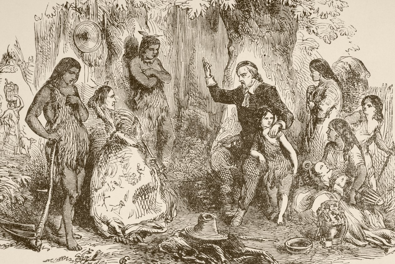 John Eliot (litho) od English School