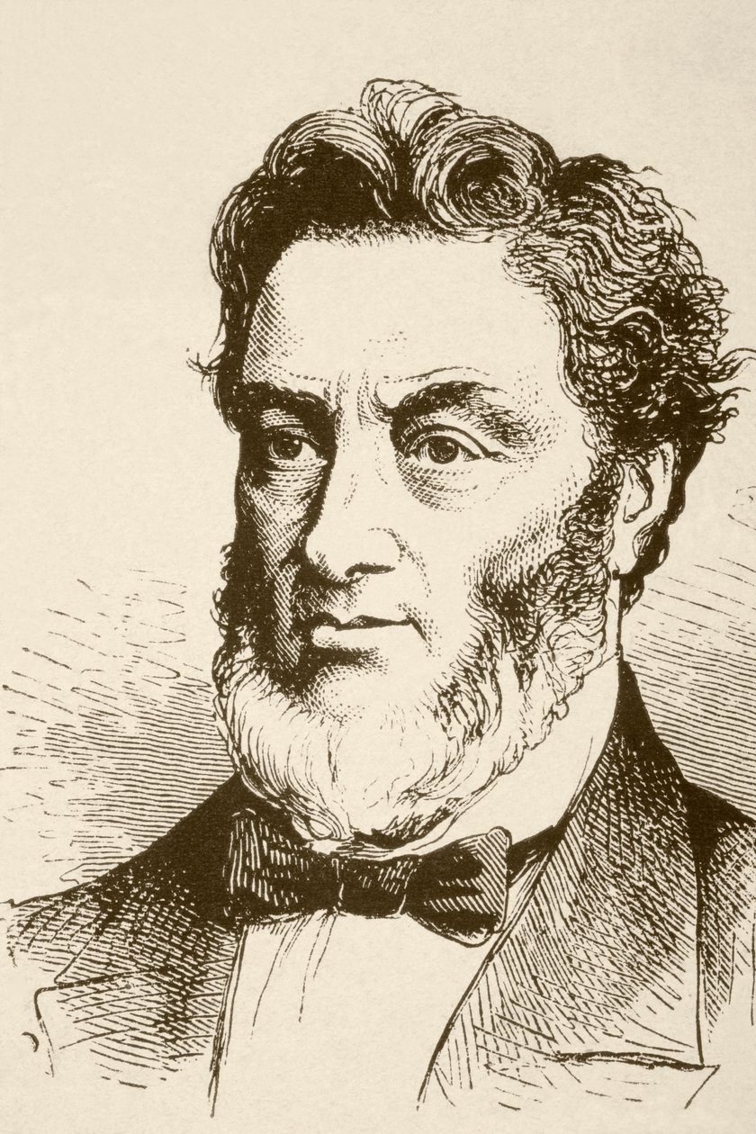 Jules Favre (litho) od English School