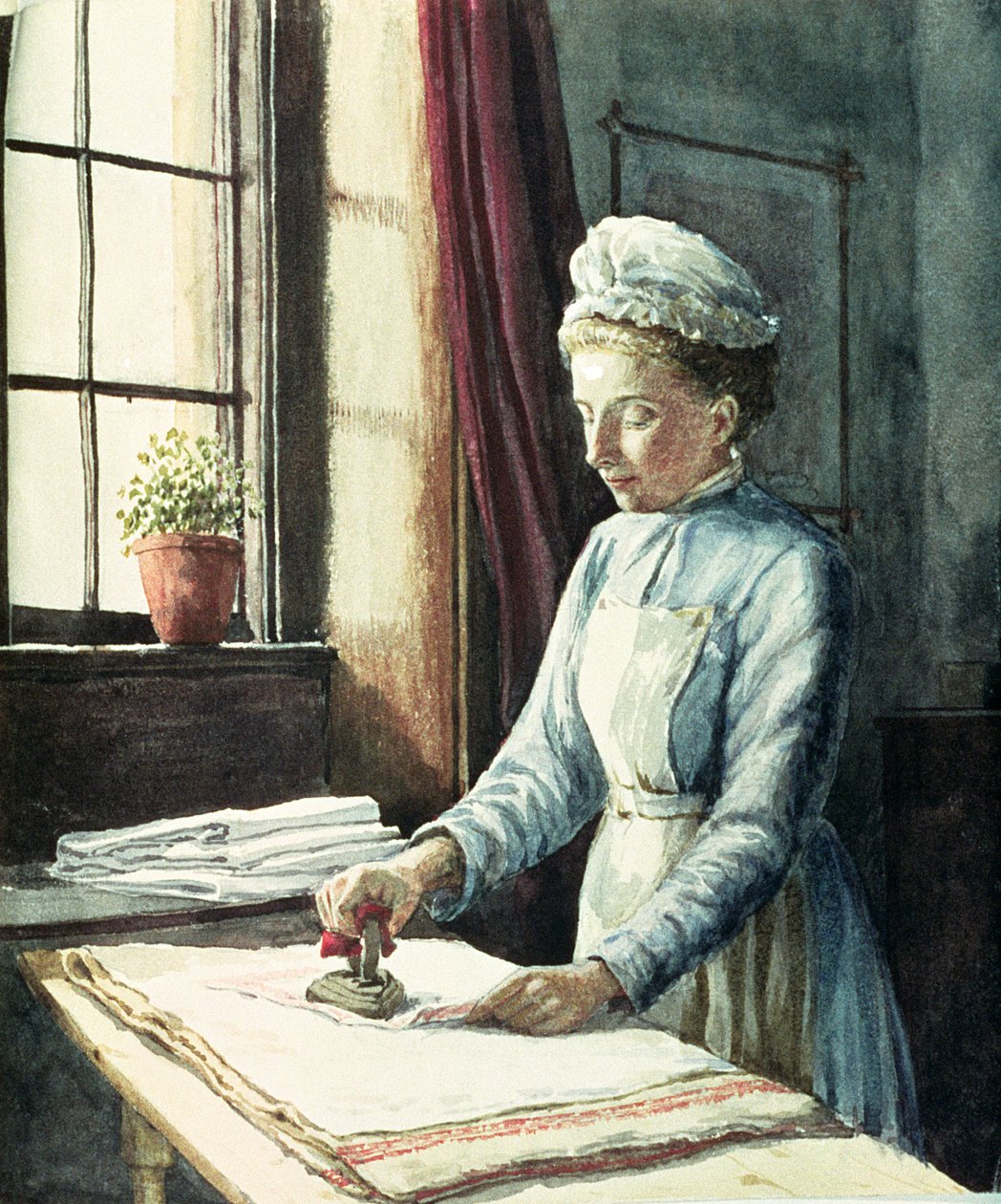 Prádelna, kolem roku 1880 od English School