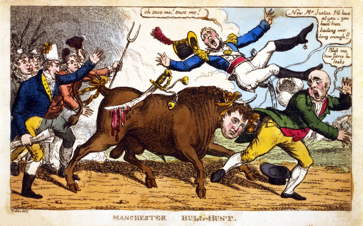 Manchester Bull-Hunt od English School