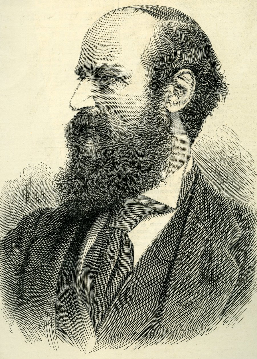 Portrét Johna Bagnolda Burgesse, 1877 od English School