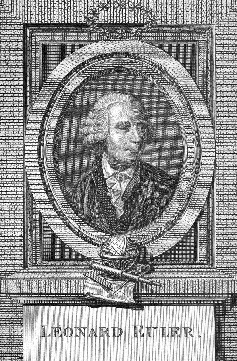 Portrét Leonarda Eulera (1707–1783) od English School