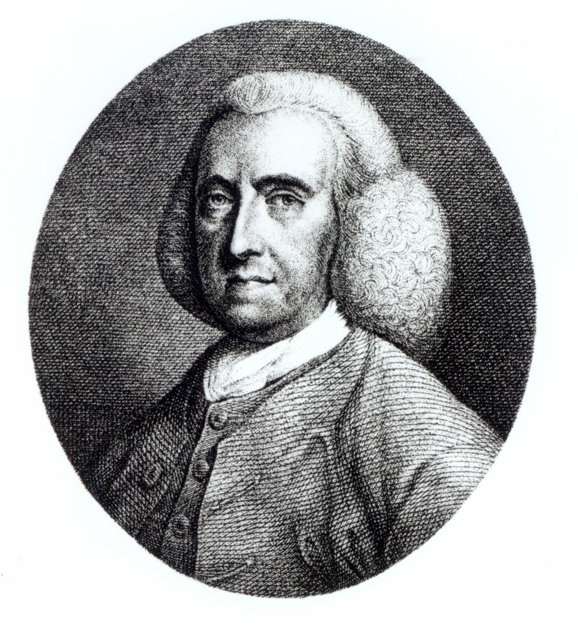 Portrét Petera Collinsona (1694-1768) od English School