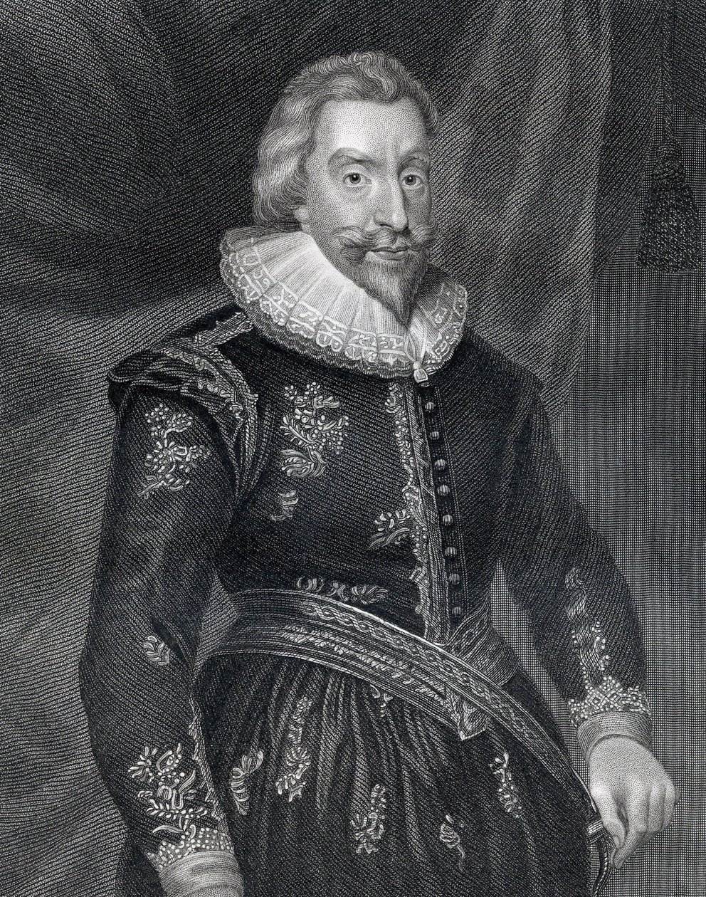 Portrét Waltera Astona (1584-1639) od English School