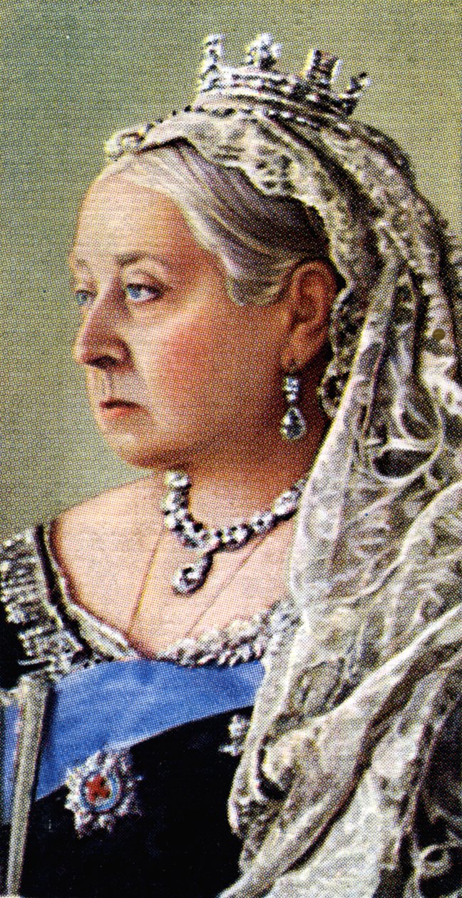 Queen Victoria (barva litho) od English School