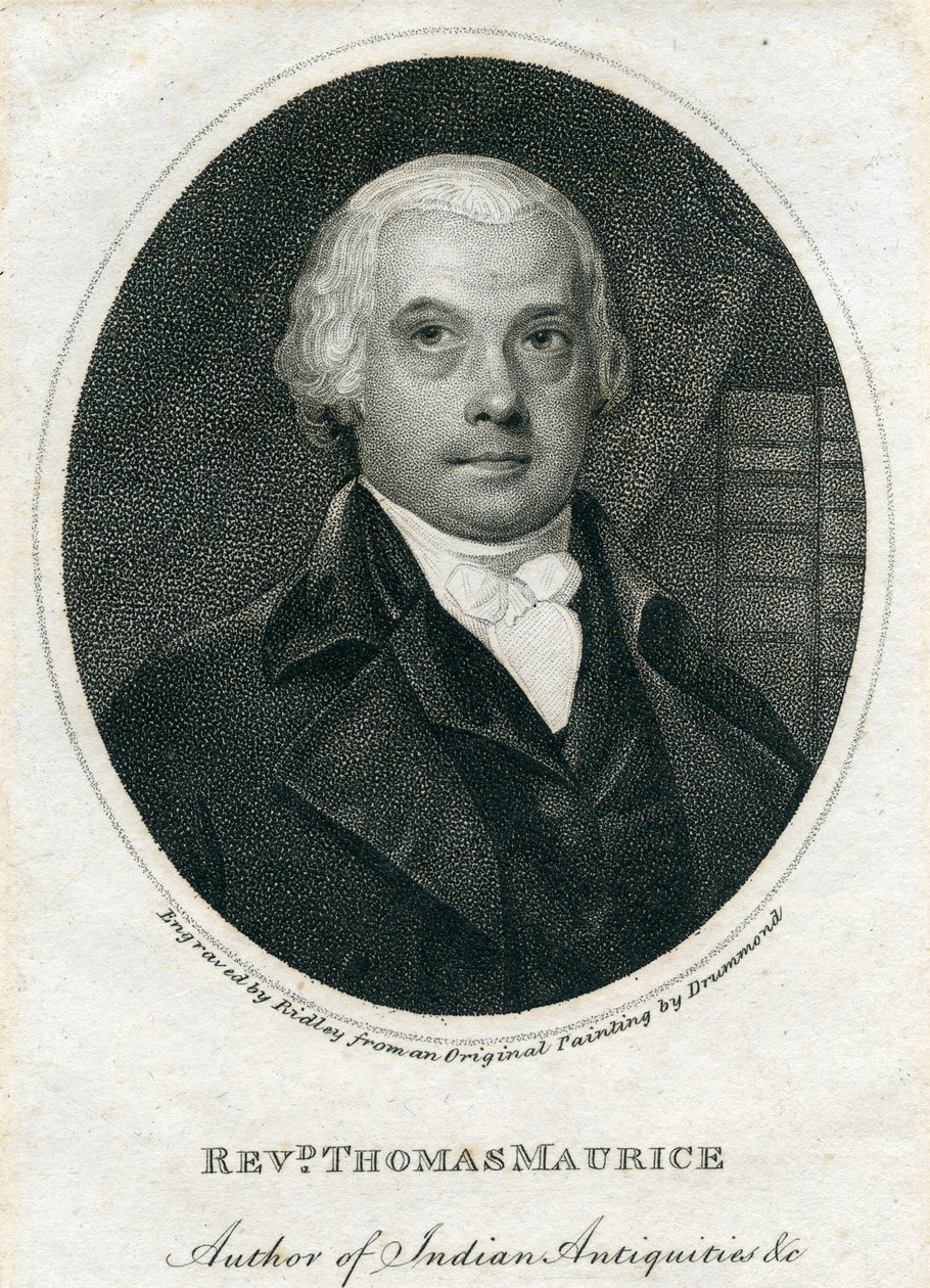 Reverend Thomas Maurice (1754-1824) (rytina) od English School