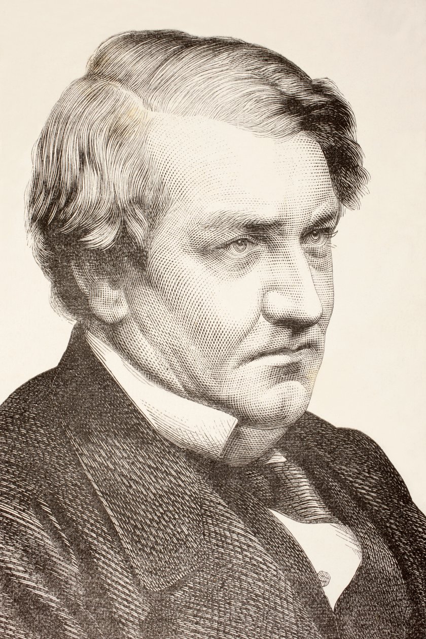Richard Bourke (litho) od English School