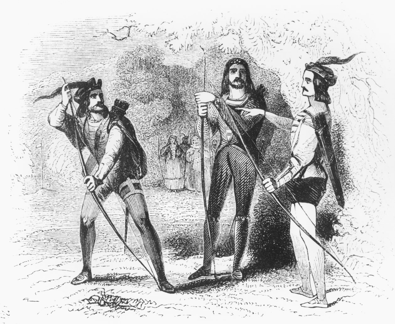Robin Hood, Scarlet a John od English School