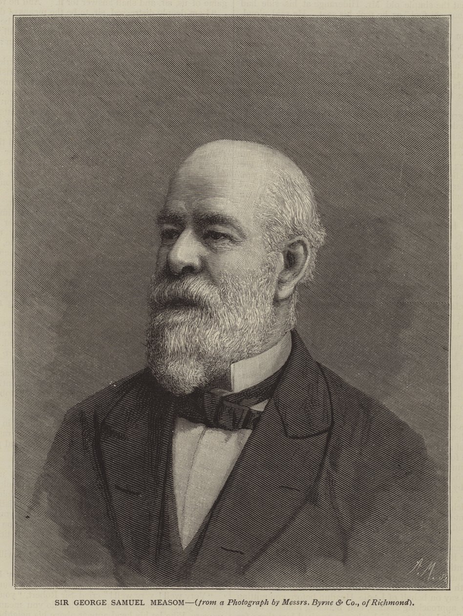 Sir George Samuel Measom (rytina) od English School