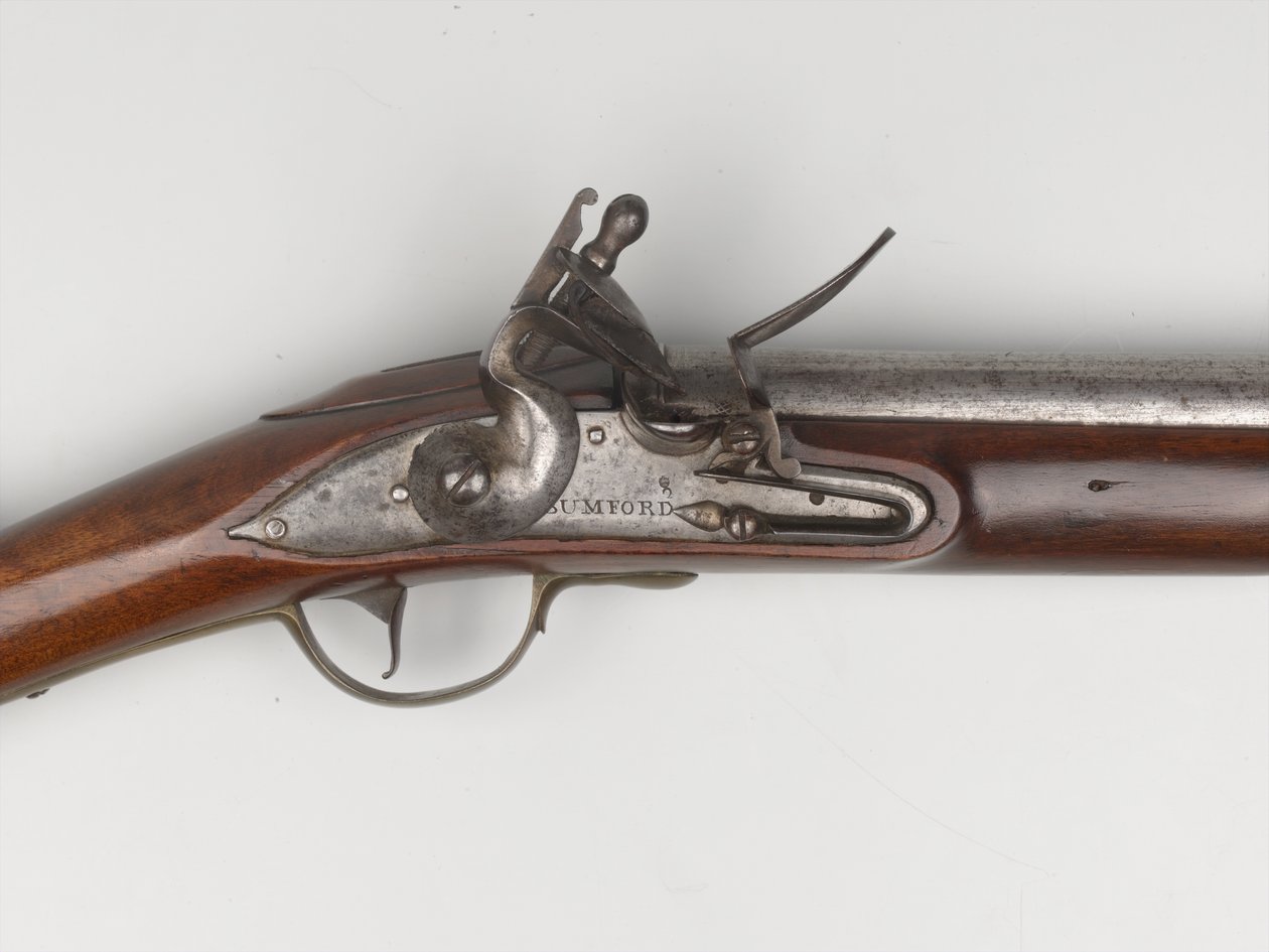 Malá mušketa s železnou hlavní, 1751 circa od English School