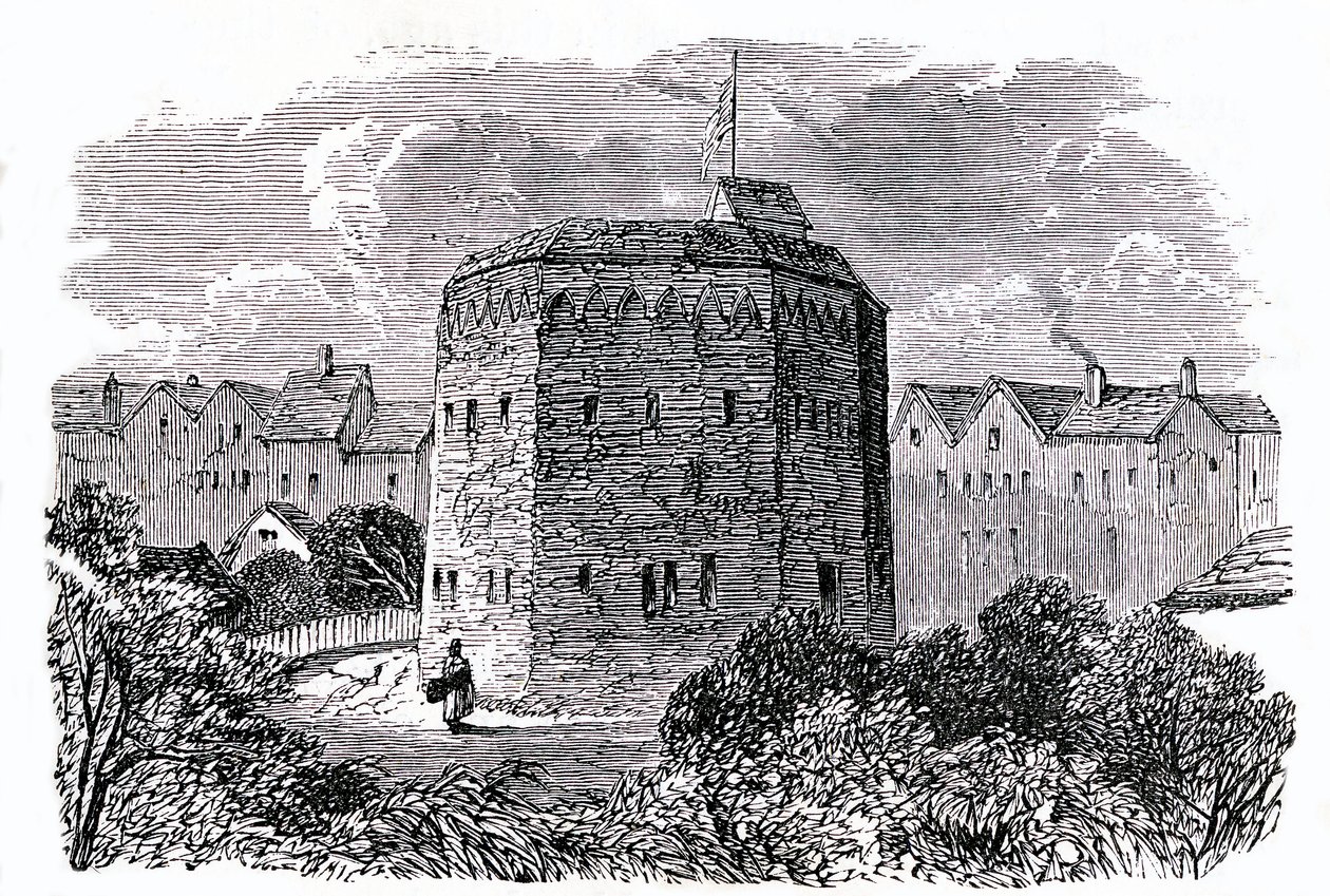 Beargarden, Southwark, Londýn (litho) od English School