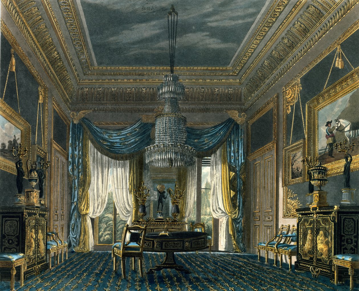 The Blue Velvet Room, Carlton House od English School