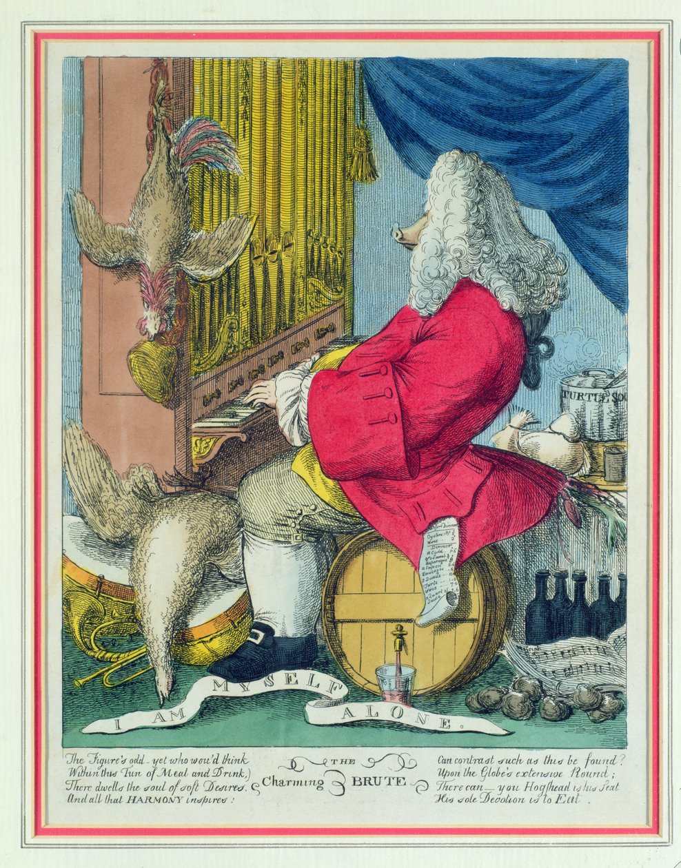 The Charming Brute (barevný lept) od English School