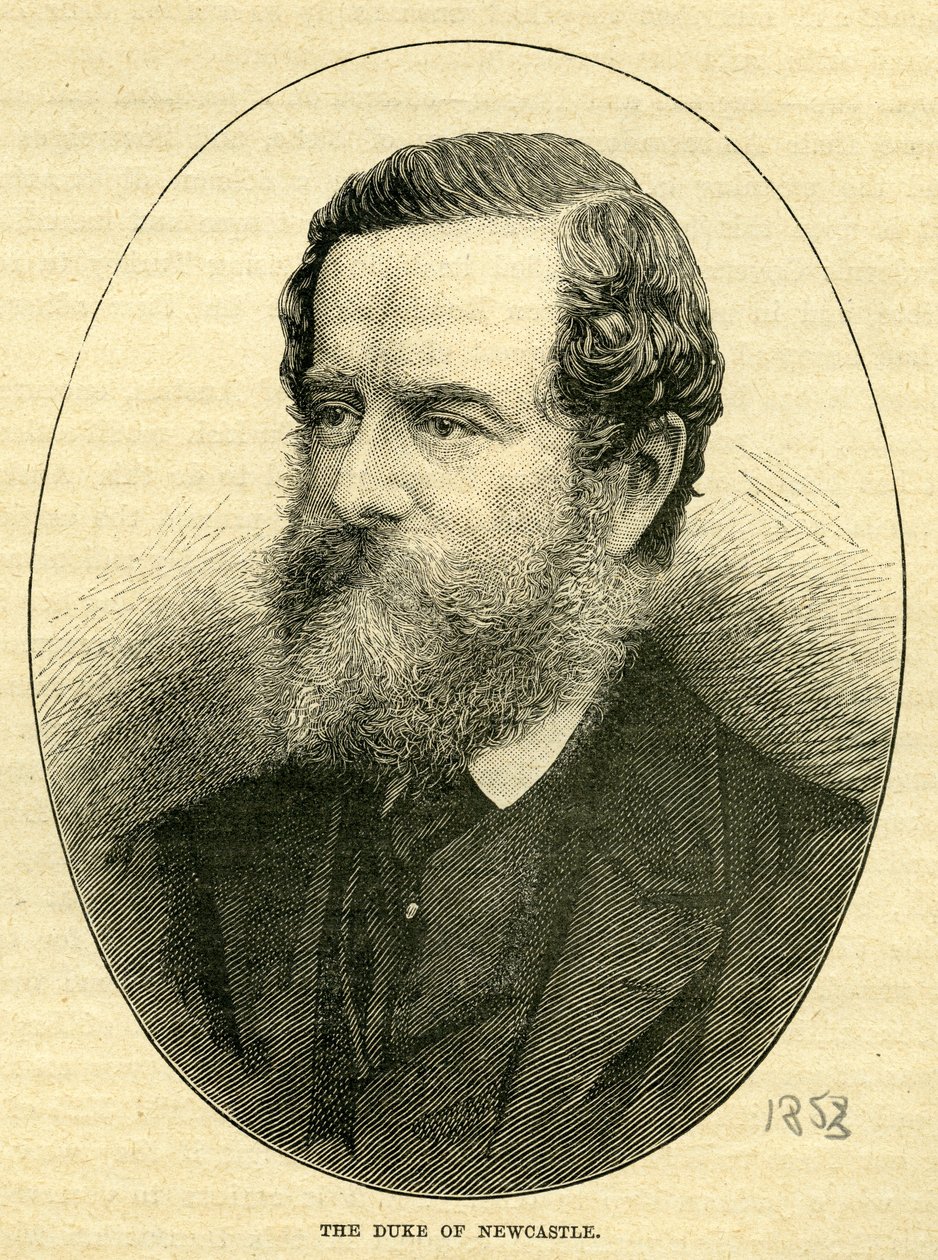 vévoda z Newcastlu (1811-64) od English School