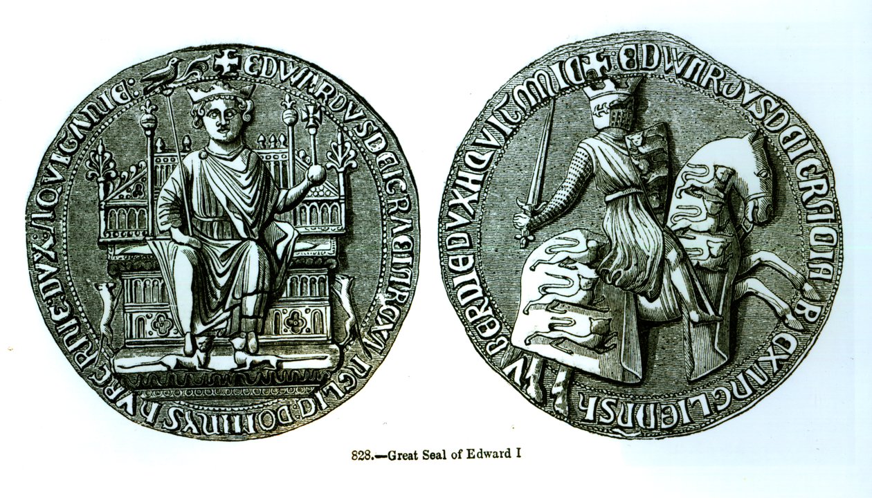 Velká pečeť Edwarda I. (1239-1307) od English School