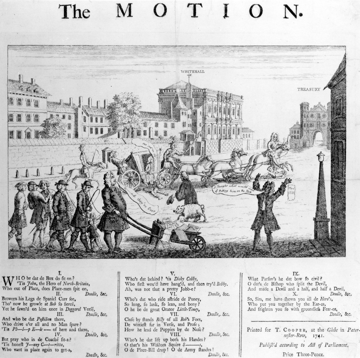 Pohyb, 1741 od English School