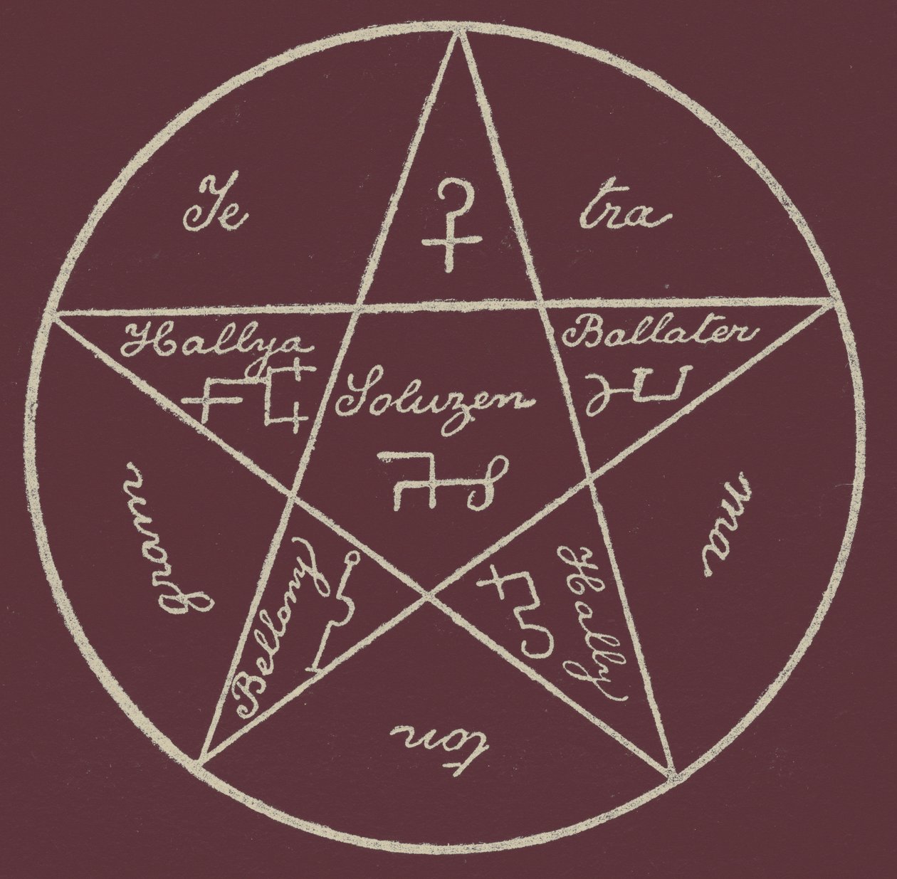 "Šalamounův pentagram" od English School