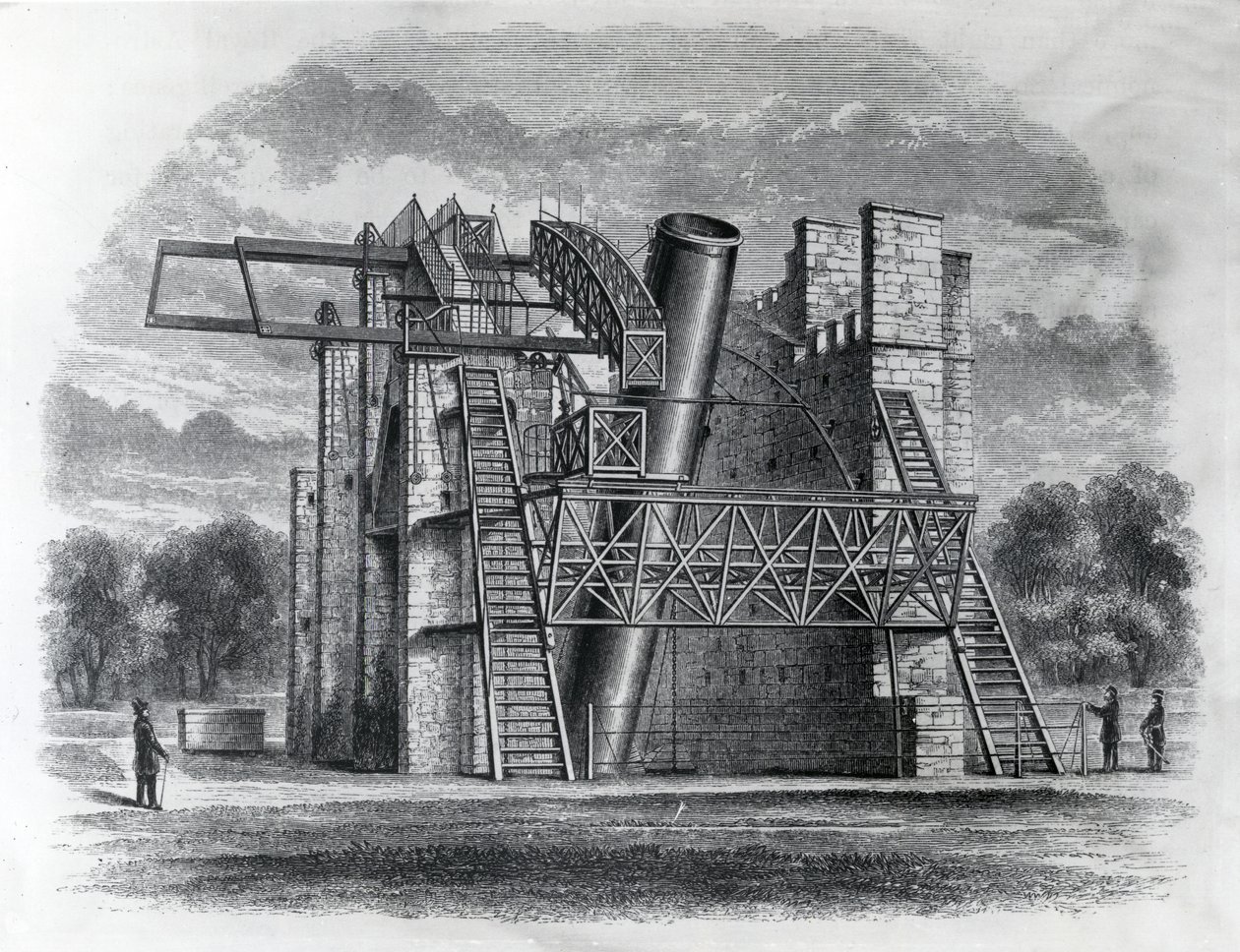 Rosseův dalekohled, 1845 od English School