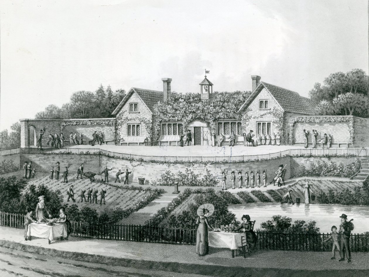 The Work House (rytina) od English School