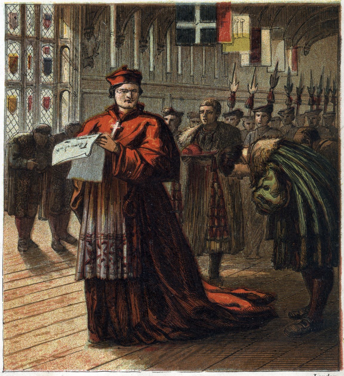 Thomas Wolsey (v.1475-1530), anglický kardinál a politik. od English School
