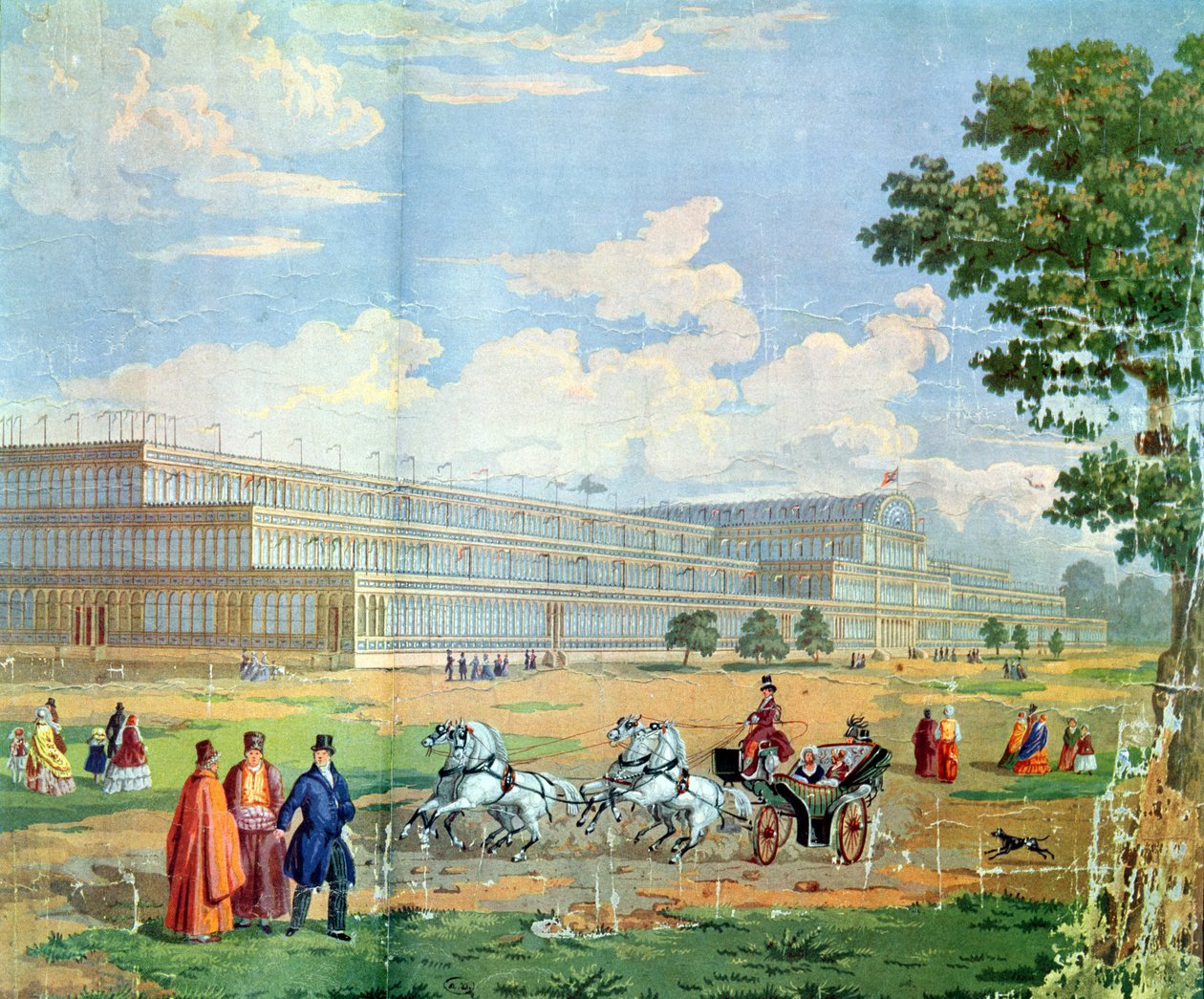 Pohled na Crystal Palace od English School