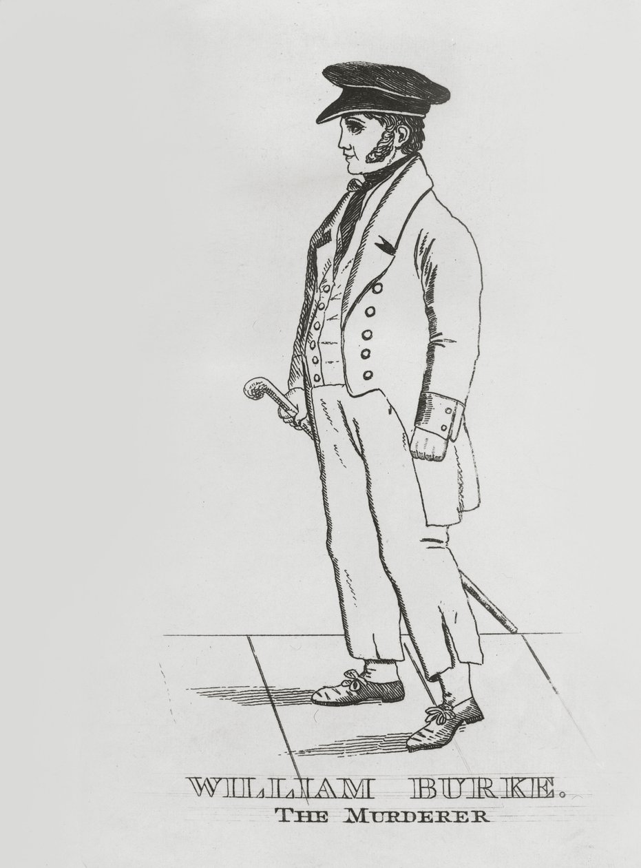 William Burke, kolem roku 1829 (lept) od English School