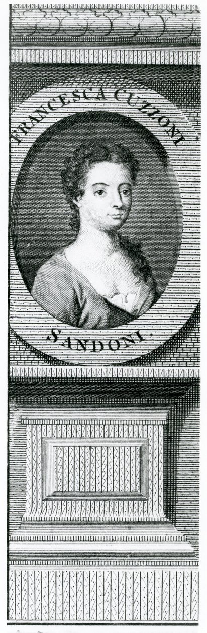 Francesca Cuzzoni (1696-1778) od Enoch Seeman