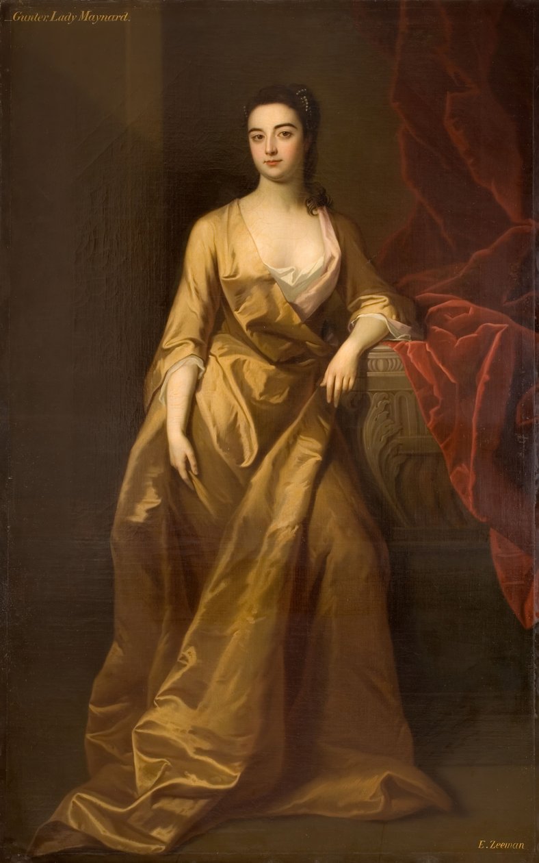 Portrét Lady Maynard, 1745. od Enoch Seeman