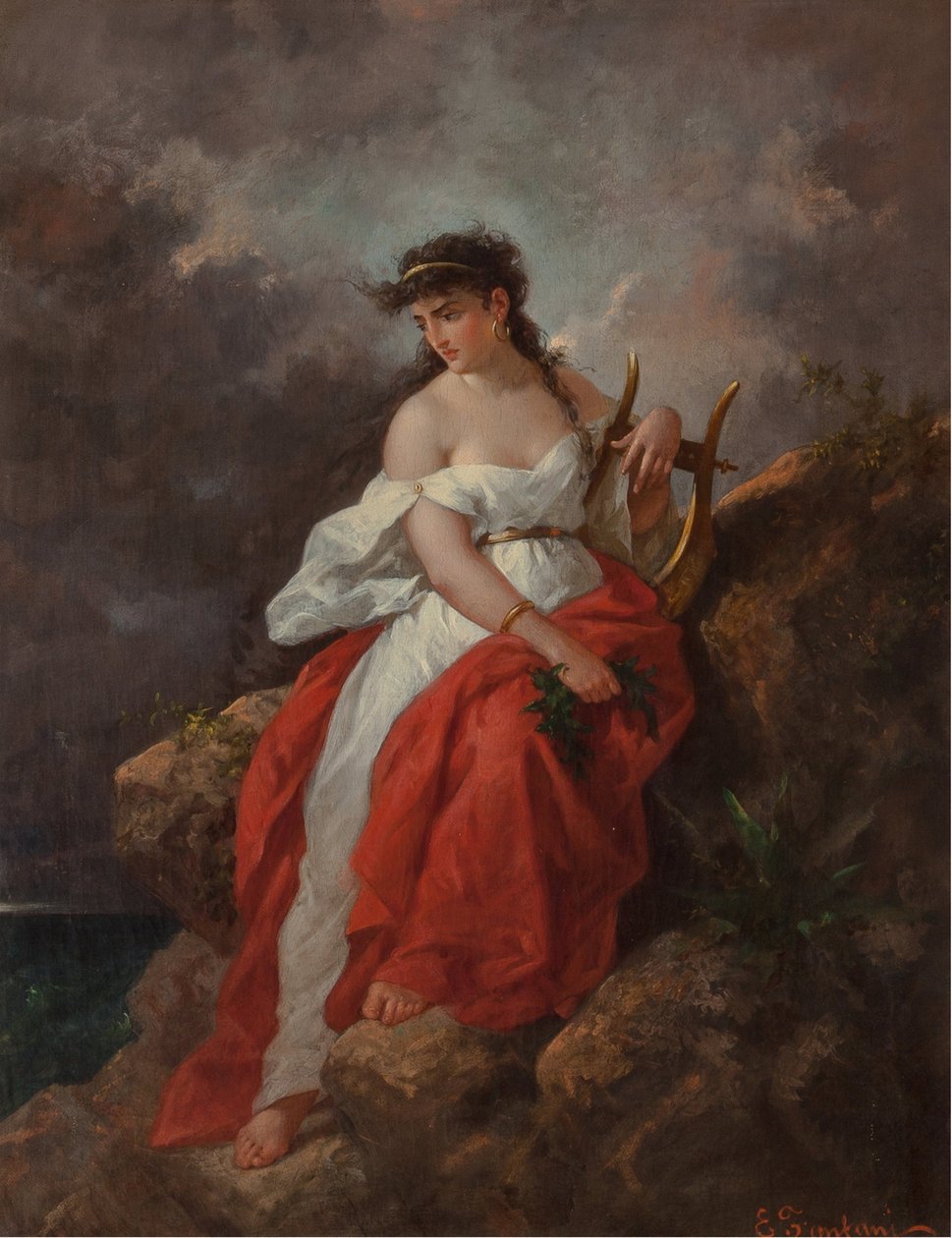 Múza Terpsichore. od Enrico Fanfani
