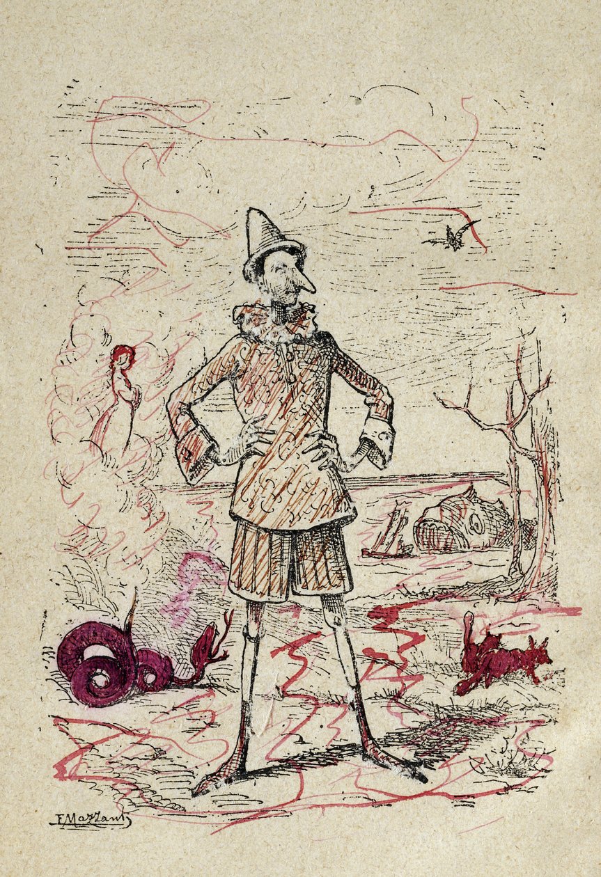 Pinocchio, 1883 od Enrico Mazzanti