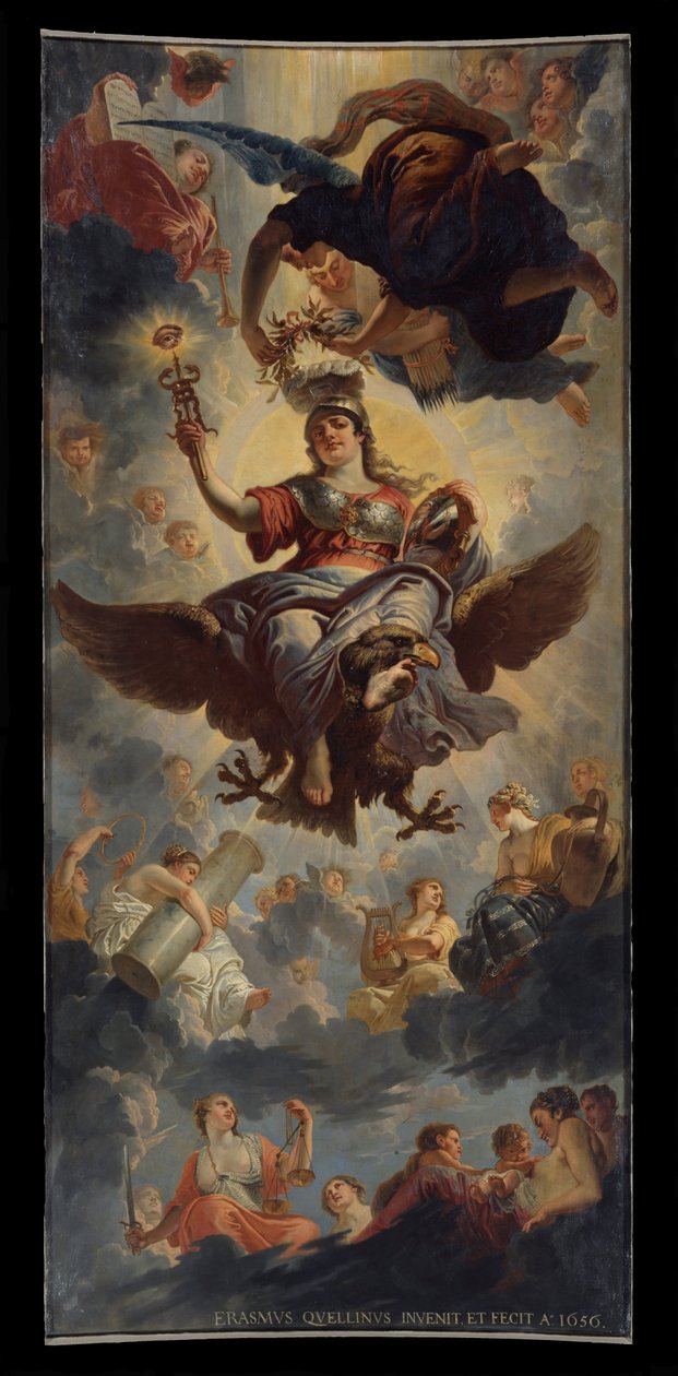 Strop komory Rady od Erasmus Quellinus II