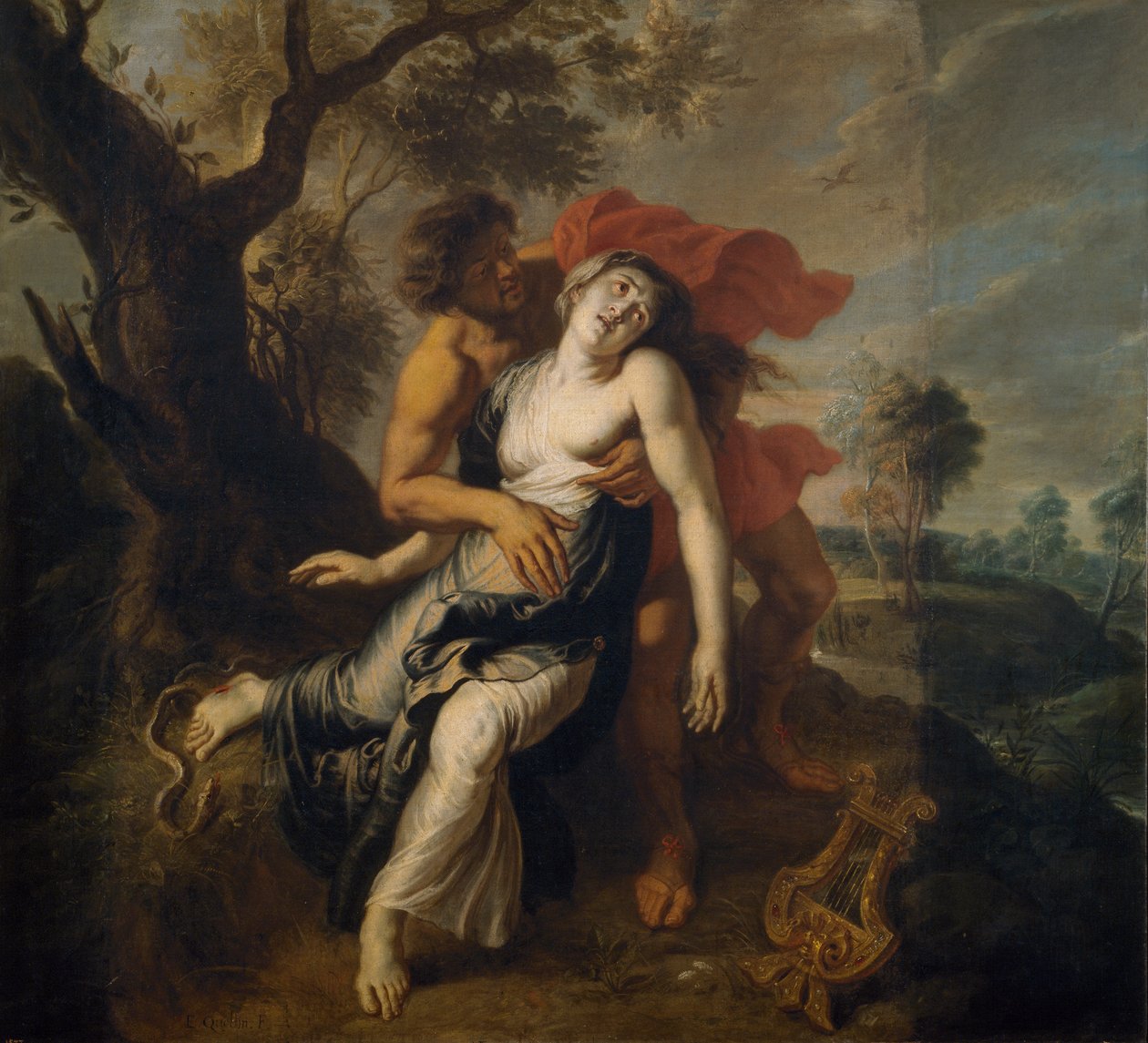 Smrt Eurydiky od Erasmus Quellinus II