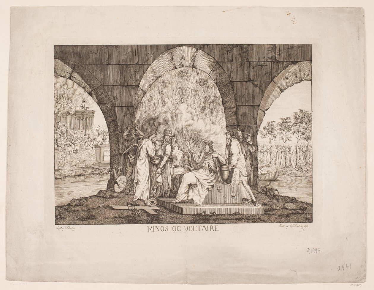 Minos a Voltaire od Erasmus Cristoffer Karlebye