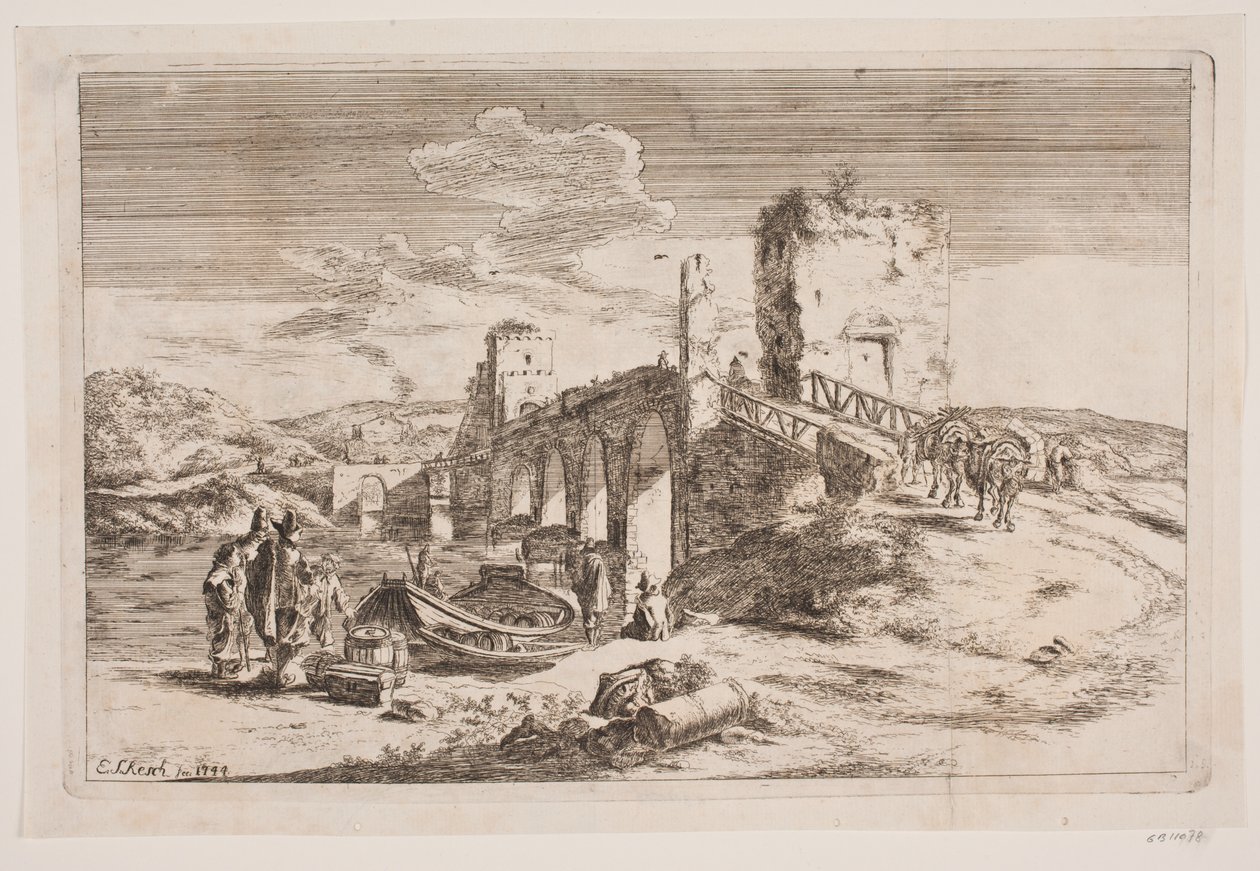 Most Milvio od Erasmus Sigismund Resch