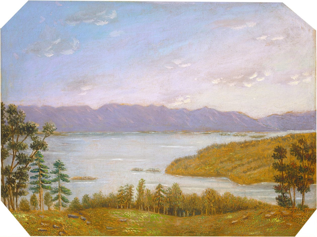Rybník Leverett od Erastus Salisbury Field