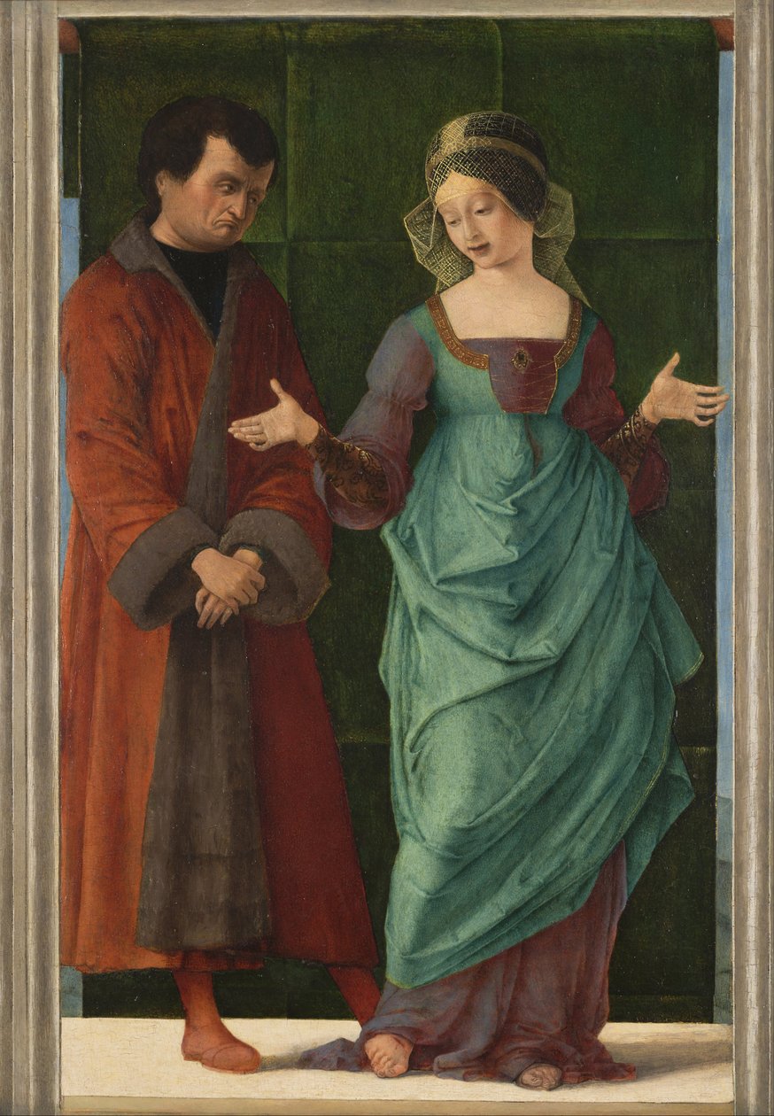 Portia a Brutus od Ercole de Roberti