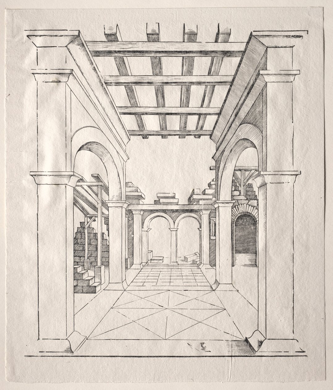 Portico. od Erhard Schon