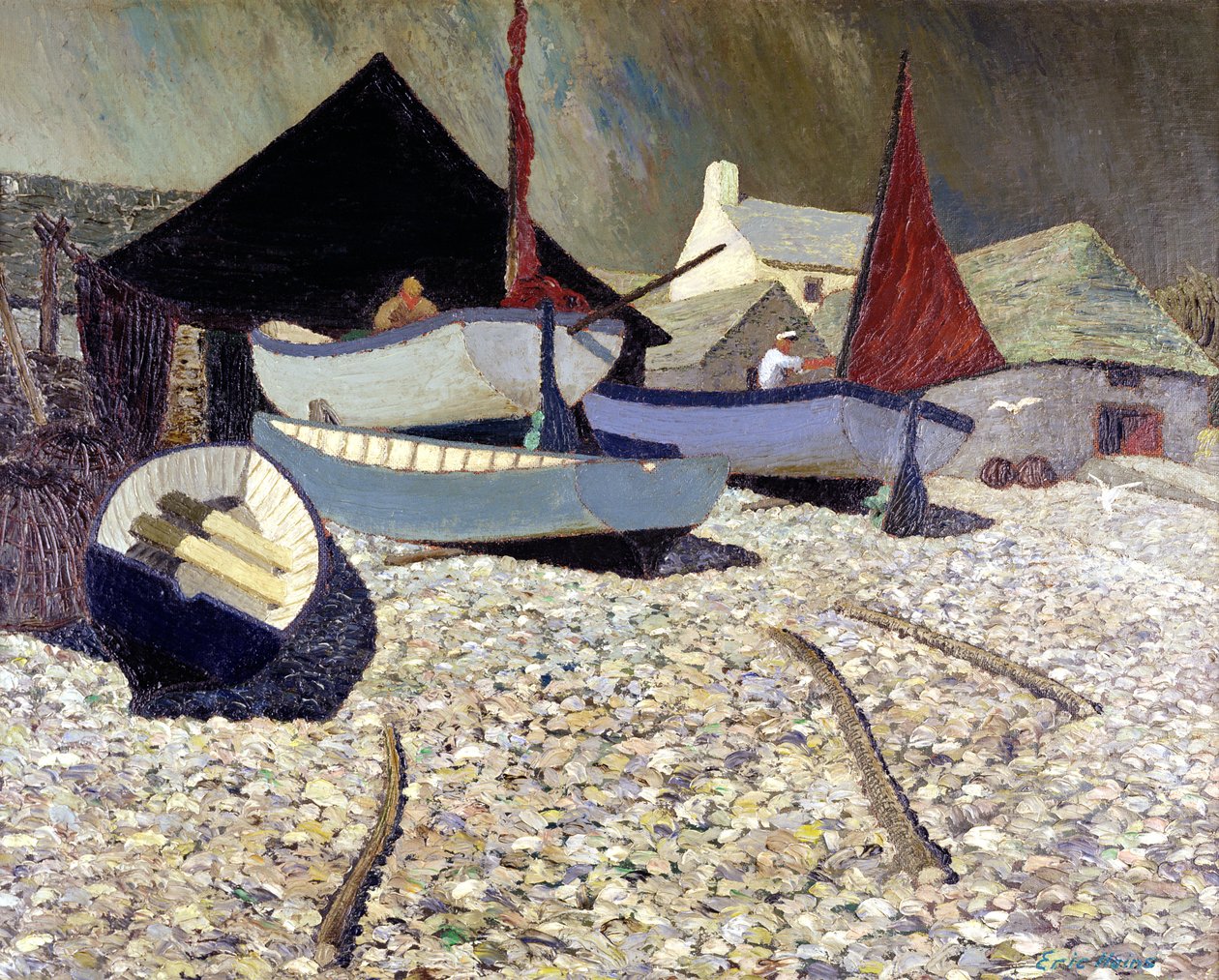 Cadgwith, ještěrka od Eric Contemporary Artist Hains