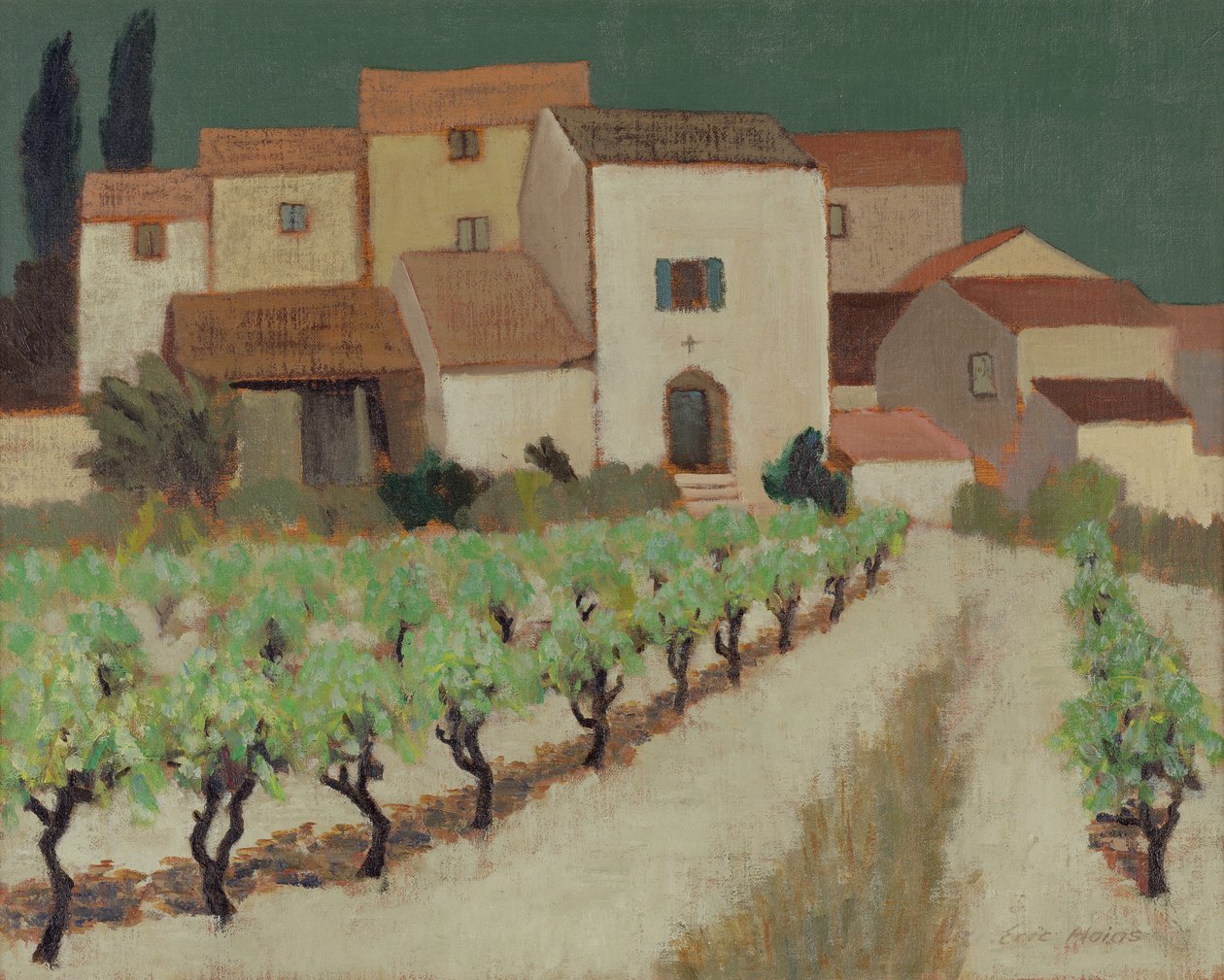 Vinice, Provence od Eric Contemporary Artist Hains
