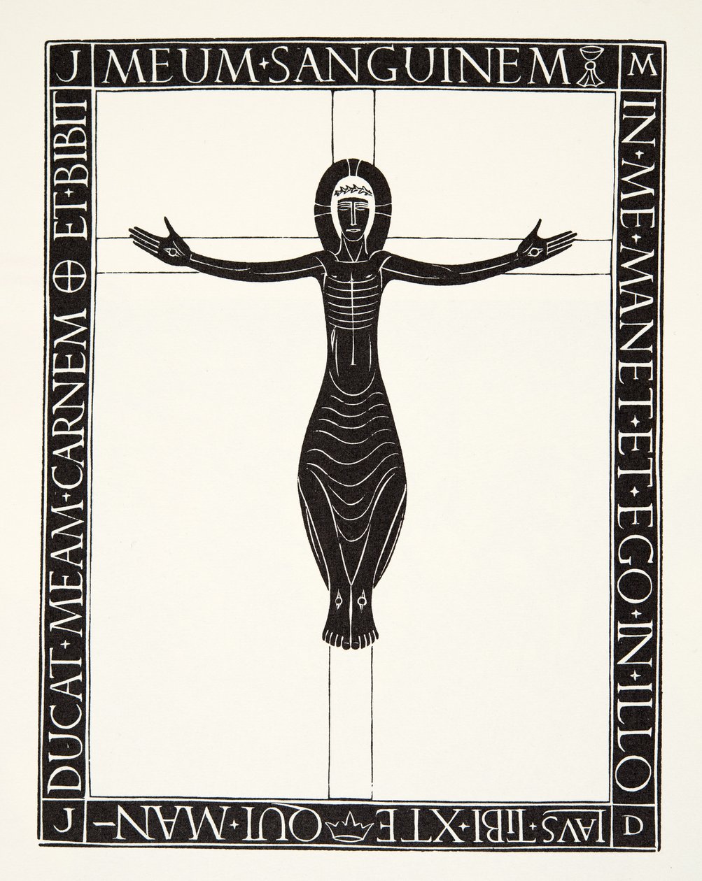 Krucifix od Eric Gill