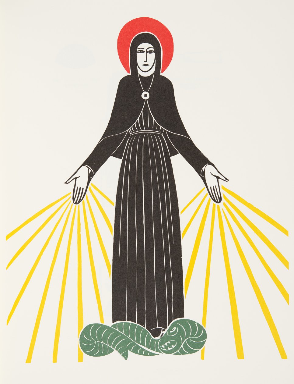 Panny Marie Lurdské od Eric Gill