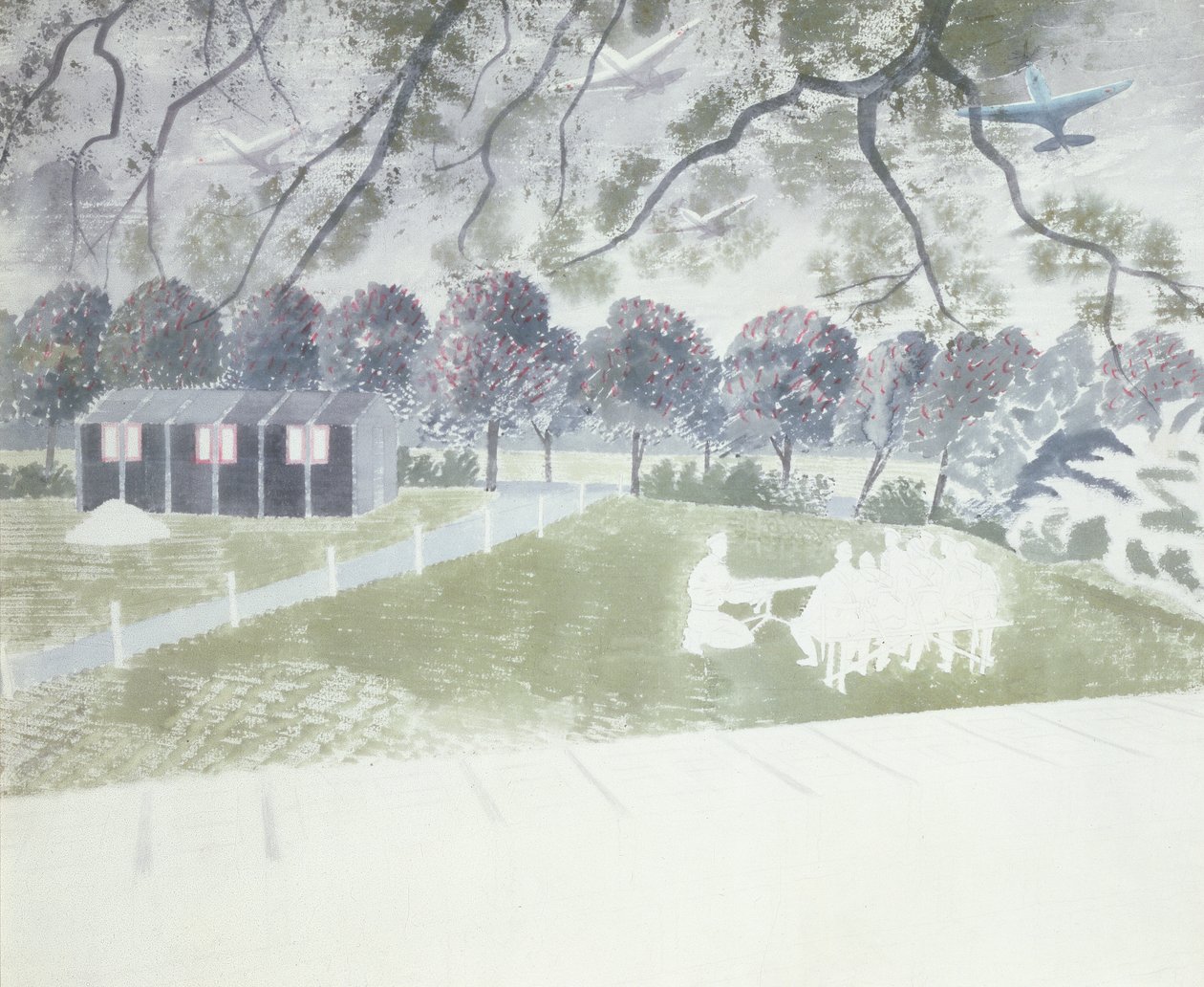 Předvádění zbraně od Eric Ravilious
