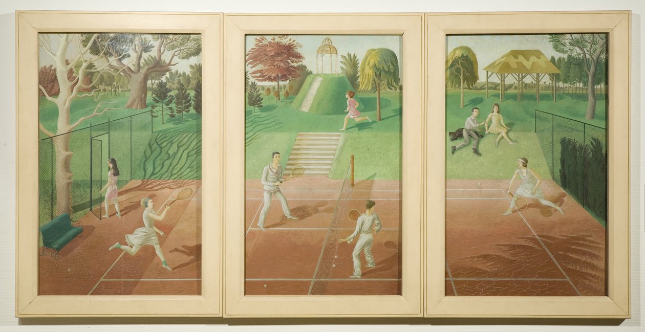 Tenis od Eric Ravilious