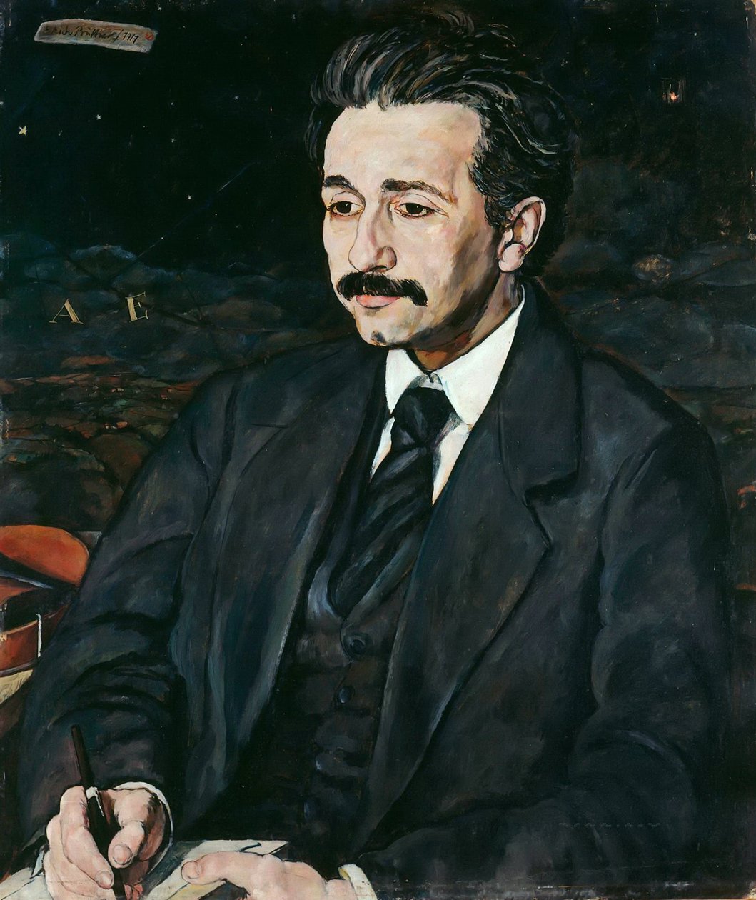 Portrét Alberta Einsteina 1879-1955, 1917. od Erich Büttner