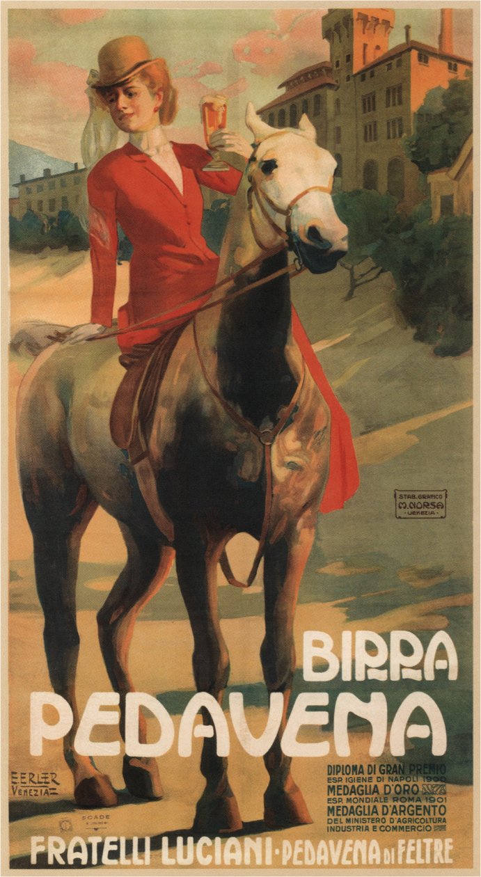 Pivo Pedavena, 1900-1910 od Erich Erler
